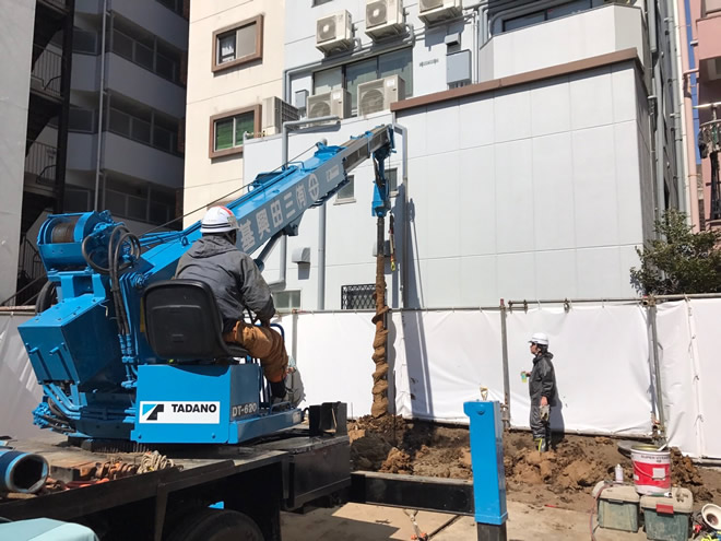 建柱車工法