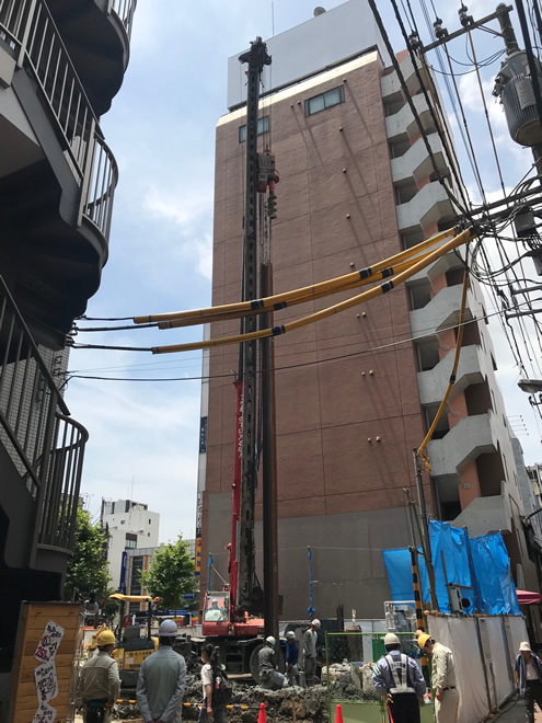 セメントミルク工法