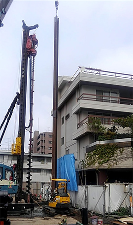 セメントミルク工法